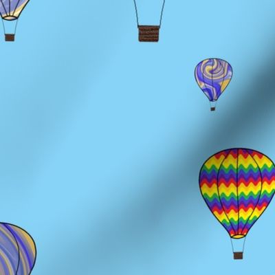 Skies Above Bedding Challenge - Hot Air Balloons