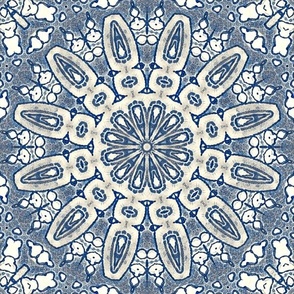 Farmhouse  Mandala - Aged Delft