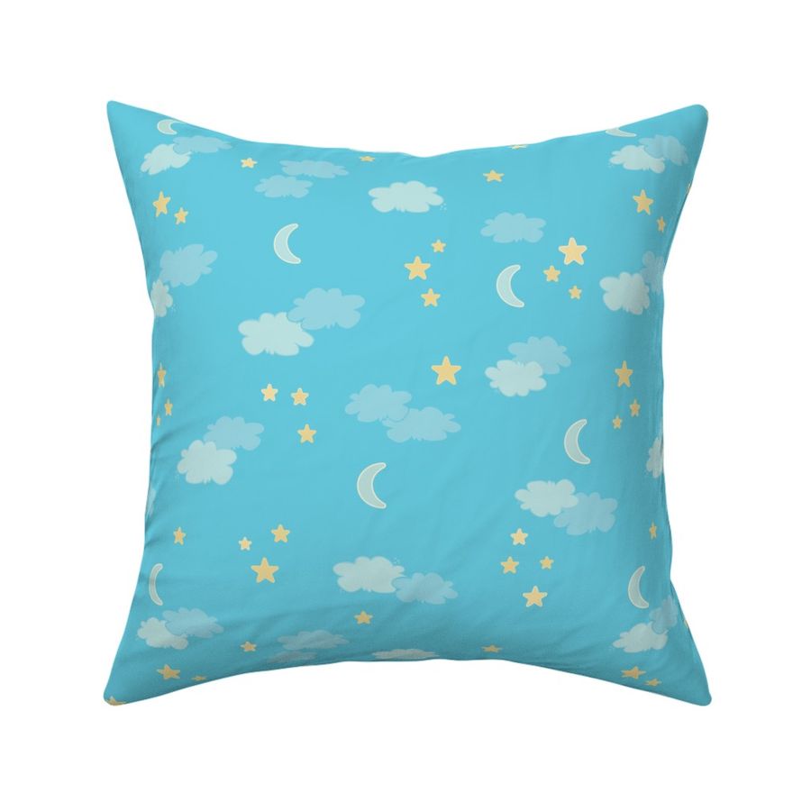 MEDIUM-Baby Boy Night Sky on Sky Blue