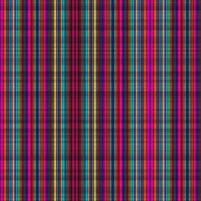 Pink Central America Inspired Textile Check Plaid Striped Vibrant Colorful