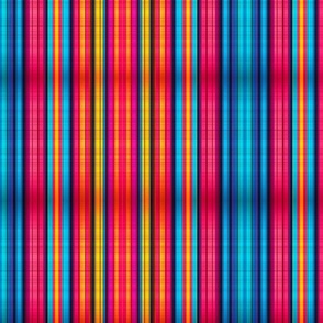 Central America Inspired Bright Vibrant Stripe Plaid Texture