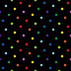 Rainbow Polka Dot #11