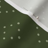 Green Christmas Dots 12 inch