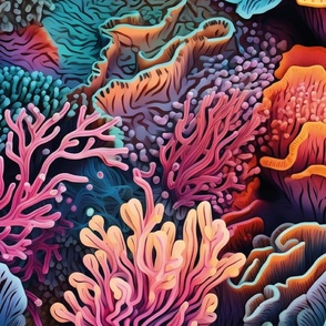 Psychedelic Coral Symphony