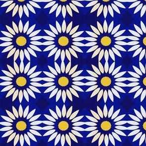 cobalt blue daisy