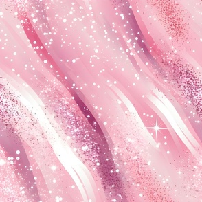 Pink Glitter & Lines