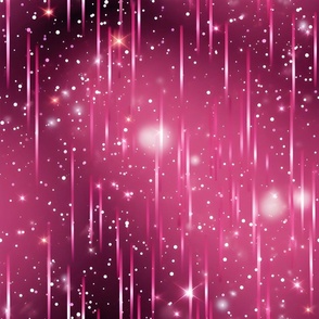Glitter & Streaks on Pink