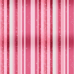 Pink Stripes & Glitter