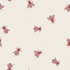 Tiny Buzzy Bees - Cherry Red