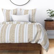 french country floral stripe beige