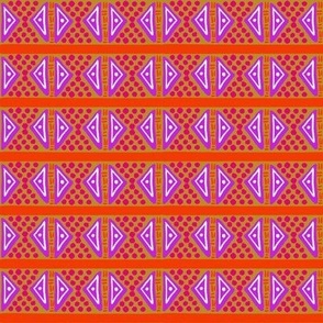 Modern African Tribal Design Pop-Art Triangles
