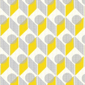 dots on tables-recolor yellow1-geometric-mid century mod