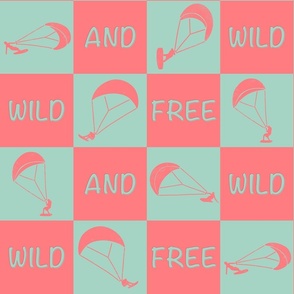 Wild and Free | Kitesurfing life | Pink and Green