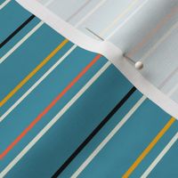 Bauhaus Stripe | Teal | Medium