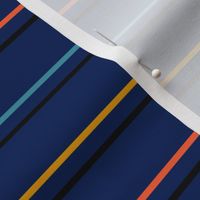Bauhaus Stripe | Navy Blue | Large