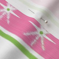 Tulip Indienne Stripe Hot Pinks and green copy