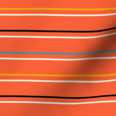 Bauhaus Stripe | Red | Large