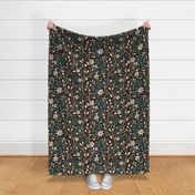 Brown Floral Calm Boho Design