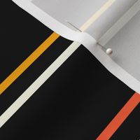 Bauhaus Stripe | Black | X-Large