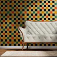 Bauhaus Retro Checkerboard | X-Large