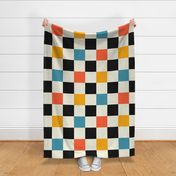 Bauhaus Retro Checkerboard | X-Large