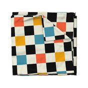 Bauhaus Retro Checkerboard | Large