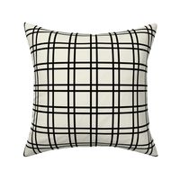 Bauhaus Windowpane Check | Ivory | Large