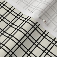 Bauhaus Windowpane Check | Ivory | Small