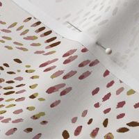 In the Flow Daydream Collection Abstract artistic flow floral watercolor cream white, brown, wine pink, light green 