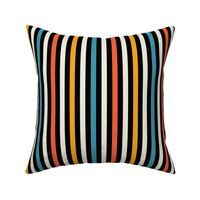 Bauhaus Multi Stripe | Black | Large