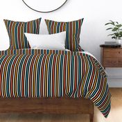 Bauhaus Multi Stripe | Black | Large