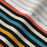 Bauhaus Multi Stripe | Black | Small