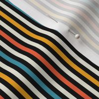 Bauhaus Multi Stripe | Black | X-Small