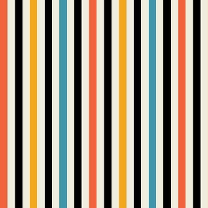 Bauhaus Multi Stripe | Ivory | X-Large