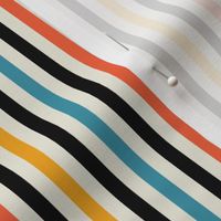 Bauhaus Multi Stripe | Ivory | Small