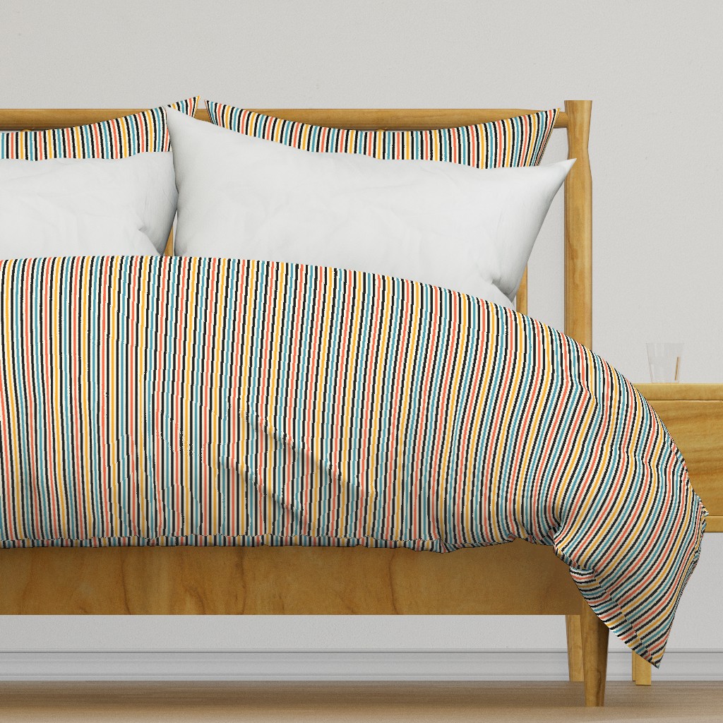 Bauhaus Multi Stripe | Ivory | X-Small