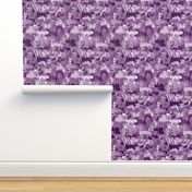 Monochromatic Purple Abstract Pattern