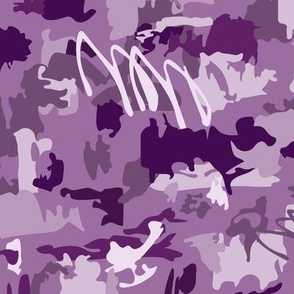 Monochromatic Purple Abstract Pattern