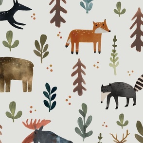 camping time - Forest animals L