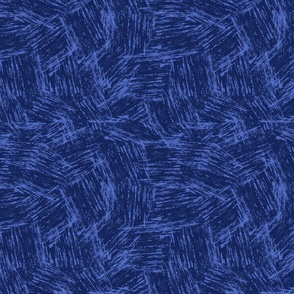 Deep Blue Chalk Scratch Pattern