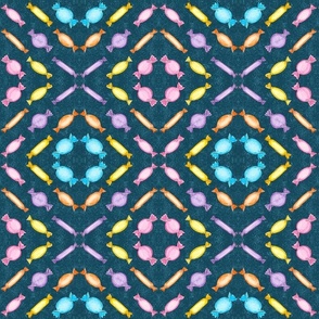 Candy Art Deco Pattern Green