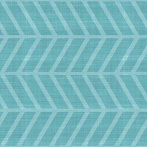 Simple Chevron Pattern Linen Texture Coordinate For Fleur de Lis Pattern Teal Medium Scale