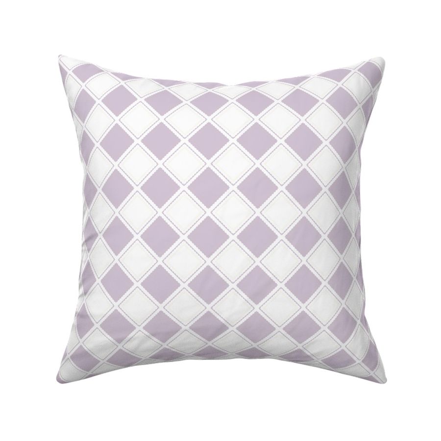 Scalloped Diamond - Sunkissed Lilac - Small 