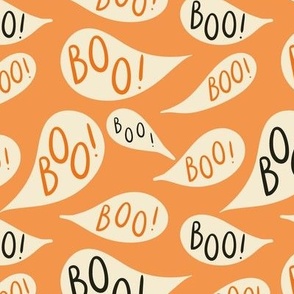 Happy-Halloween-boo-in-speech-bubbles-in-soft-vintage-orange-M-medium-scale-for-pillows_new