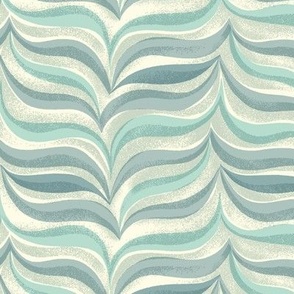 swirling textured marbled waves / coastal escape / medium scale soft light blues