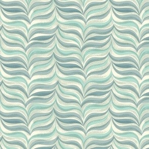 swirling textured marbled waves / coastal escape / small scale soft light blues