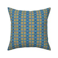 Blue and Gold Traditional Pattern  © Gingezel™ 2013