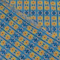 Blue and Gold Traditional Pattern  © Gingezel™ 2013