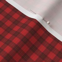 MINI Holiday tartan red plaid fabric - winter red christmas plaid tartan check 2in