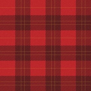 MEDIUM Holiday tartan red plaid fabric - winter red christmas plaid tartan check 8in